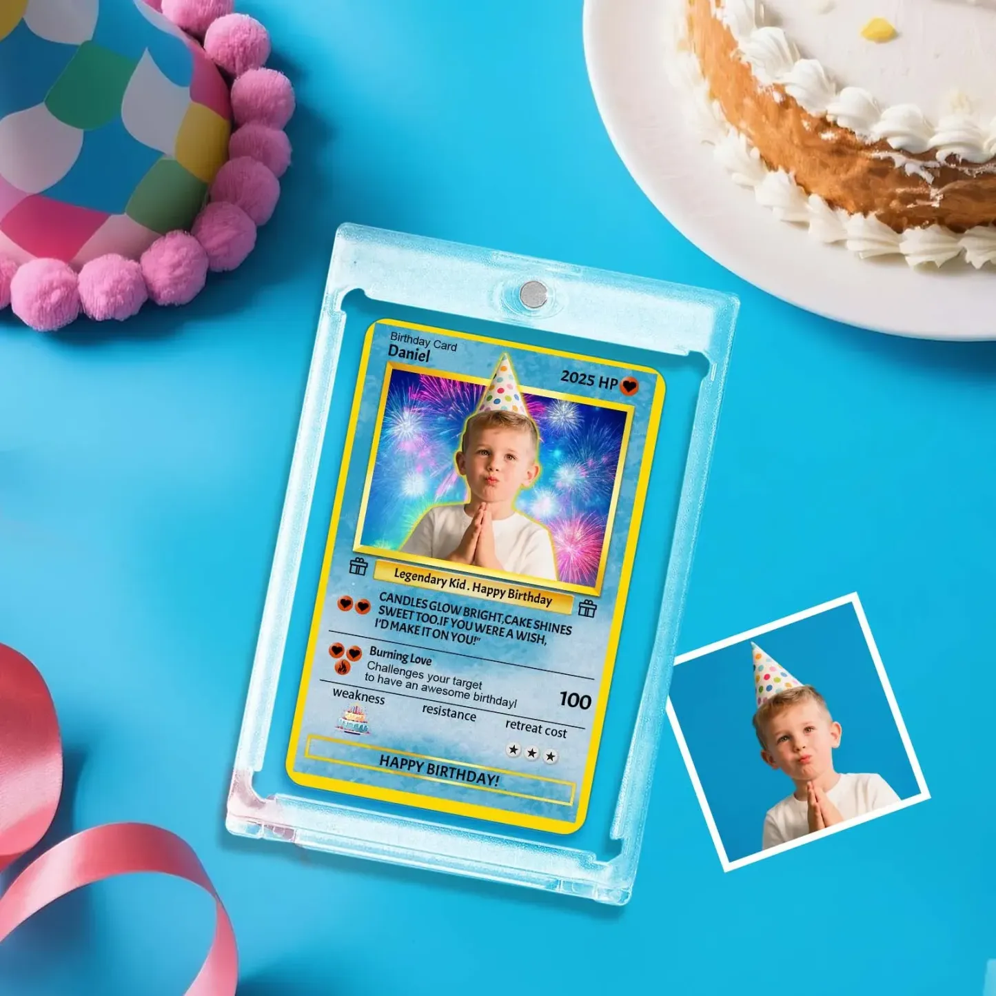 Carte Pokémon Personnalisée Pour La Fête Des Pères, Cadeau Pour Papa, Cadeau Pour La Fête Des Pères, Cadeau Personnalisé