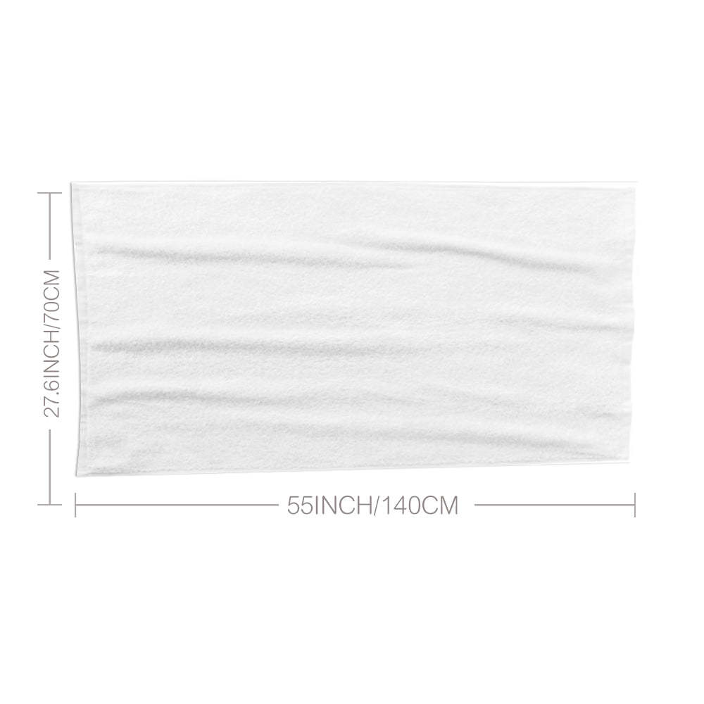 Serviette De Plage Personnalisée Pour Le Visage Serviette De Plage Personnalisée Cadeau Drôle Peachpuff - MyFaceSocksFR