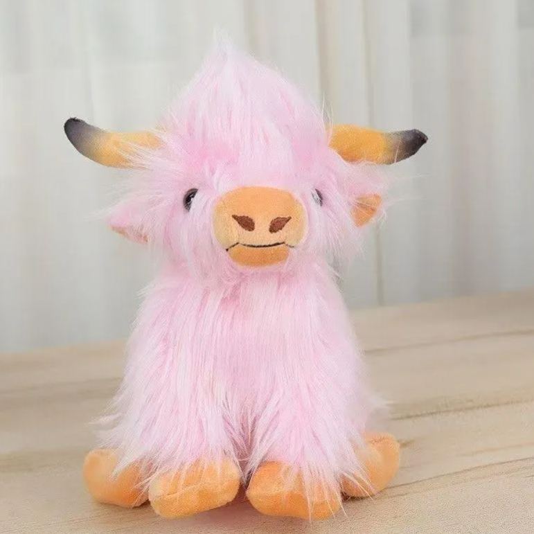 Vache Des Highlands Écossaise En Peluche, Poupée Vache Moche, Cadeau Mignon Pour Enfants Et Couples - MyFaceSocksFR