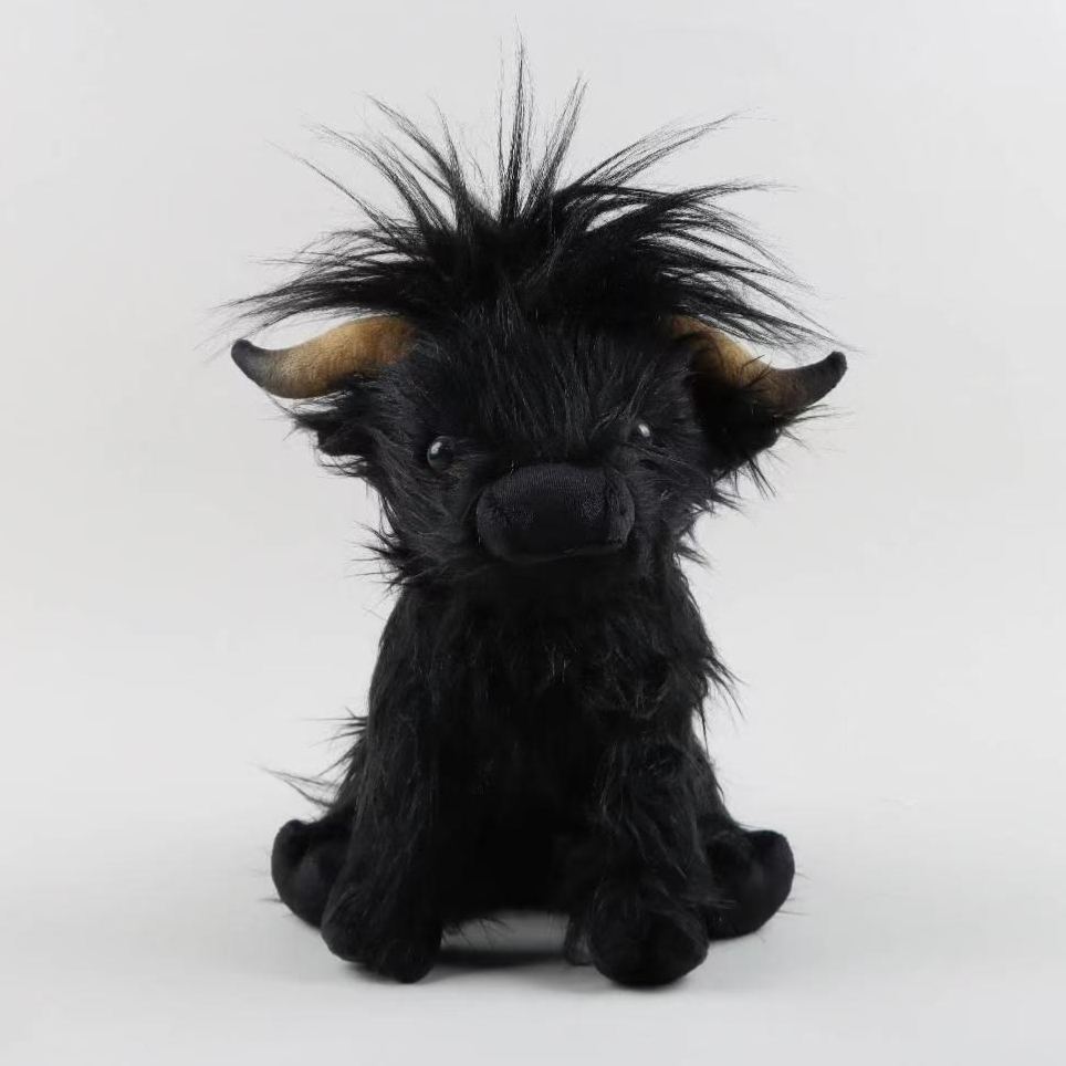 Vache Des Highlands Écossaise En Peluche, Poupée Vache Moche, Cadeau Mignon Pour Enfants Et Couples