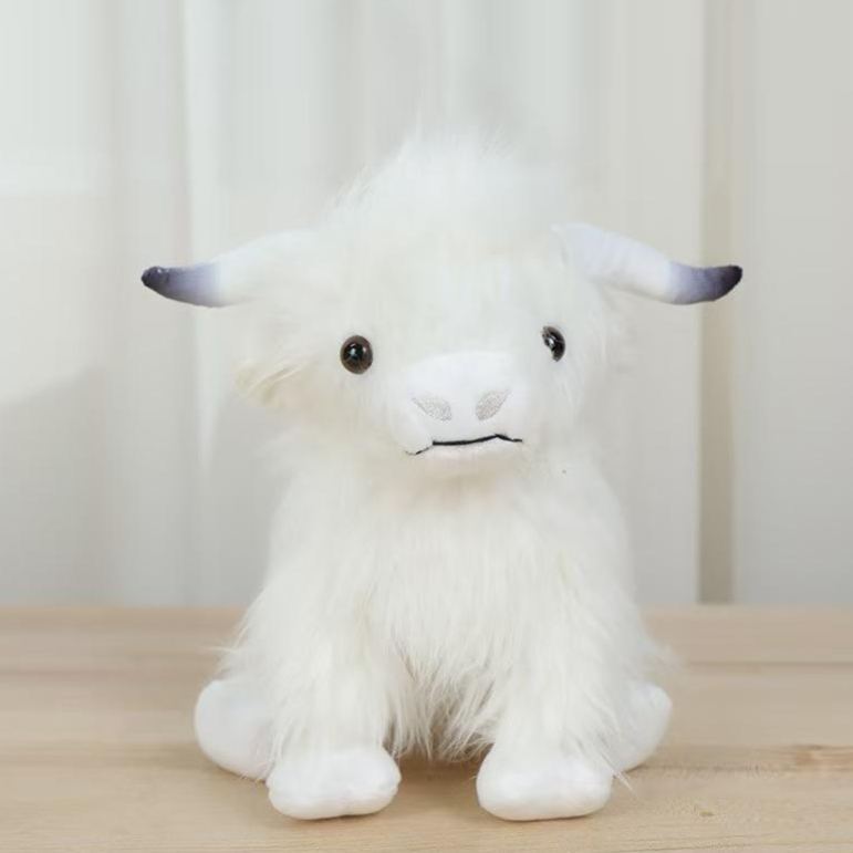 Vache Des Highlands Écossaise En Peluche, Poupée Vache Moche, Cadeau Mignon Pour Enfants Et Couples - MyFaceSocksFR