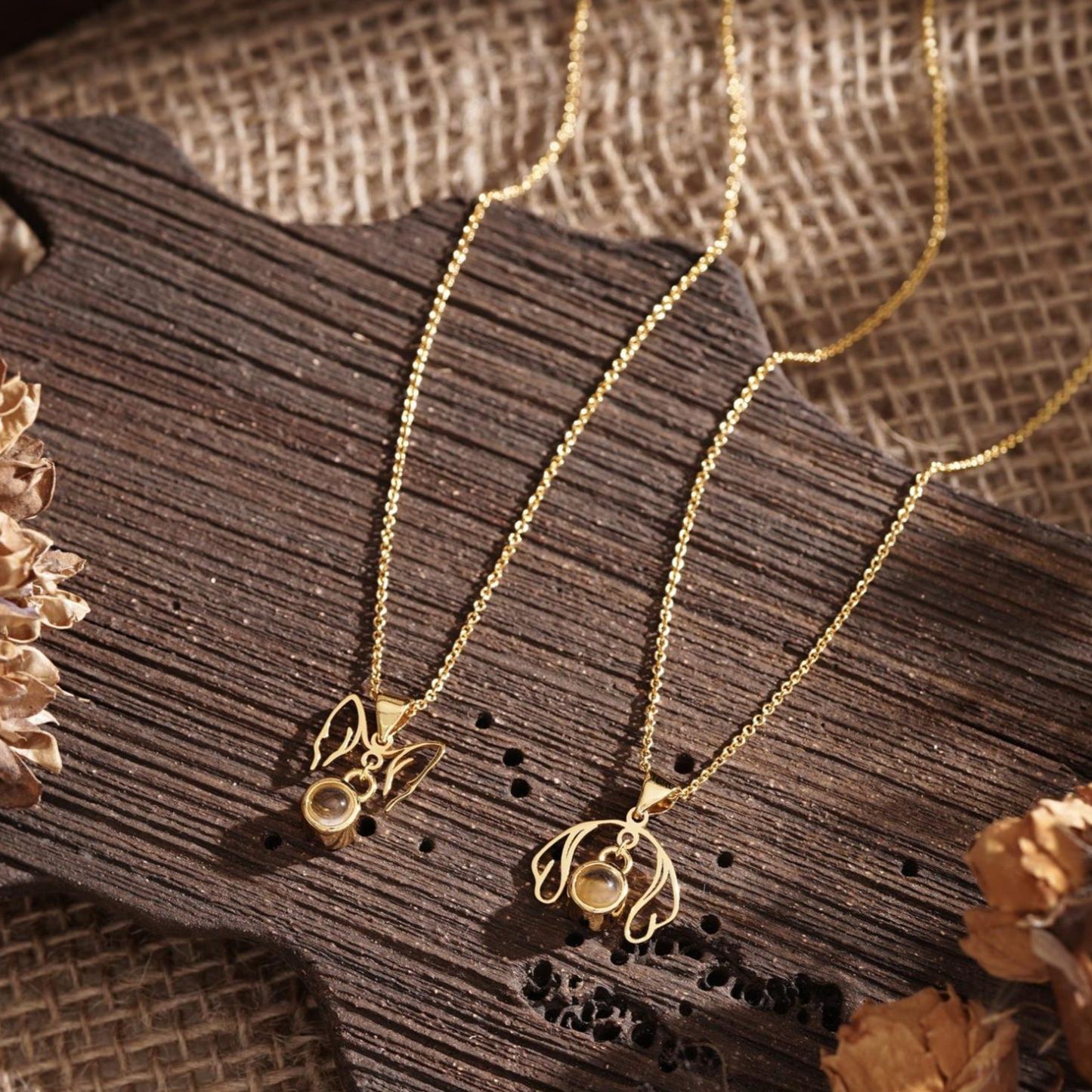 Collier Personnalisé Avec Projection D'oreilles De Chien, Bijou Avec Photo Personnalisée À L'intérieur, Bijou Photo D'oreille D'animal De Compagnie, Collier Commémoratif, Cadeau De Noël Pour Maman - MyFaceSocksFR