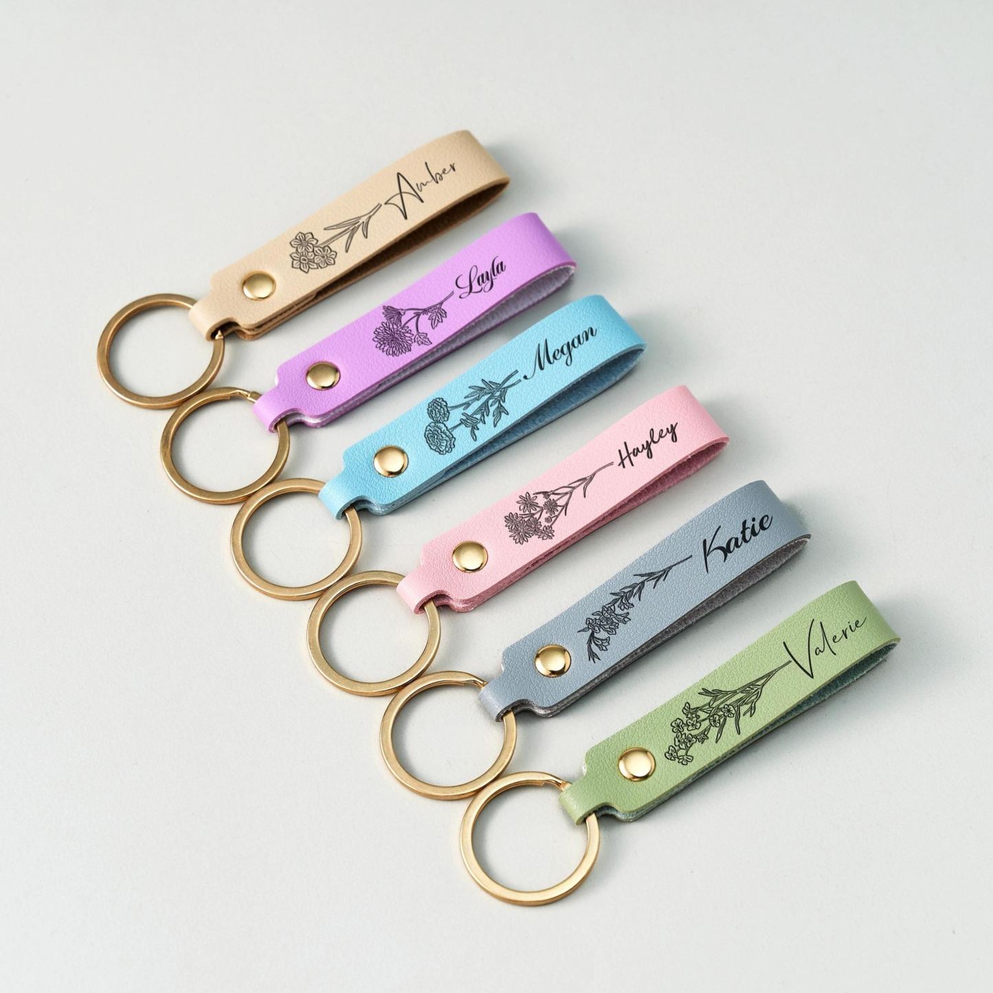 Porte-clés Marguerite Fait Main Avec Perles, Porte-clés Personnalisé Avec Nom, Joli Bijou De Sac, Cadeau De Rentrée Scolaire Ou D'amitié - MyFaceSocksFR