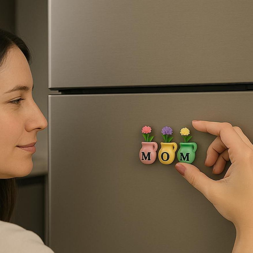 Aimants Pour Mini Vases Pour Réfrigérateur - Cadeaux De Fête Des Mères Offerts Par Une Fille, Cadeaux D'anniversaire Uniques Offerts Par Un Fils À Sa Maman. - MyFaceSocksFR