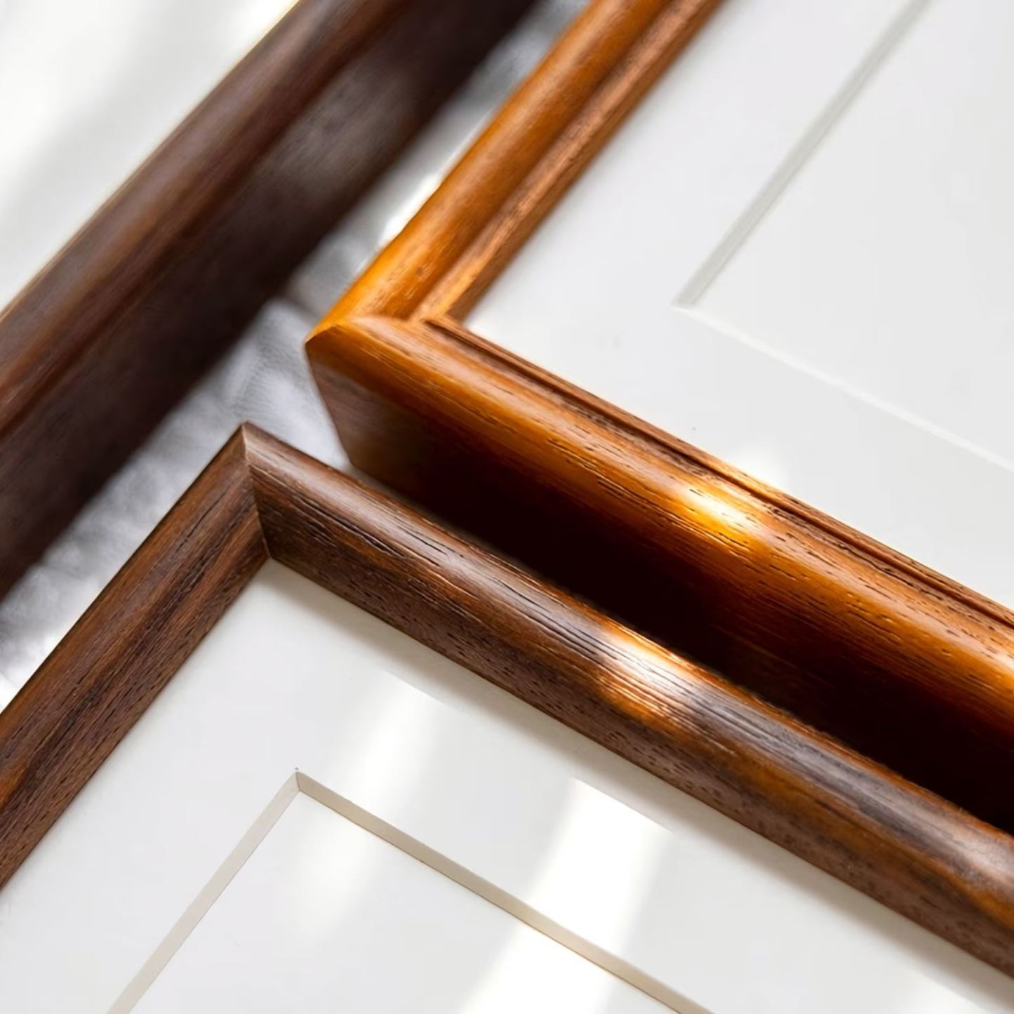 Mini Wooden Photo Frame, Family Photo Frame, Walnut Portraits Frame, Custom Picture Frame Family Anniversary Gift, Printing Picture - MyFaceSocksFR