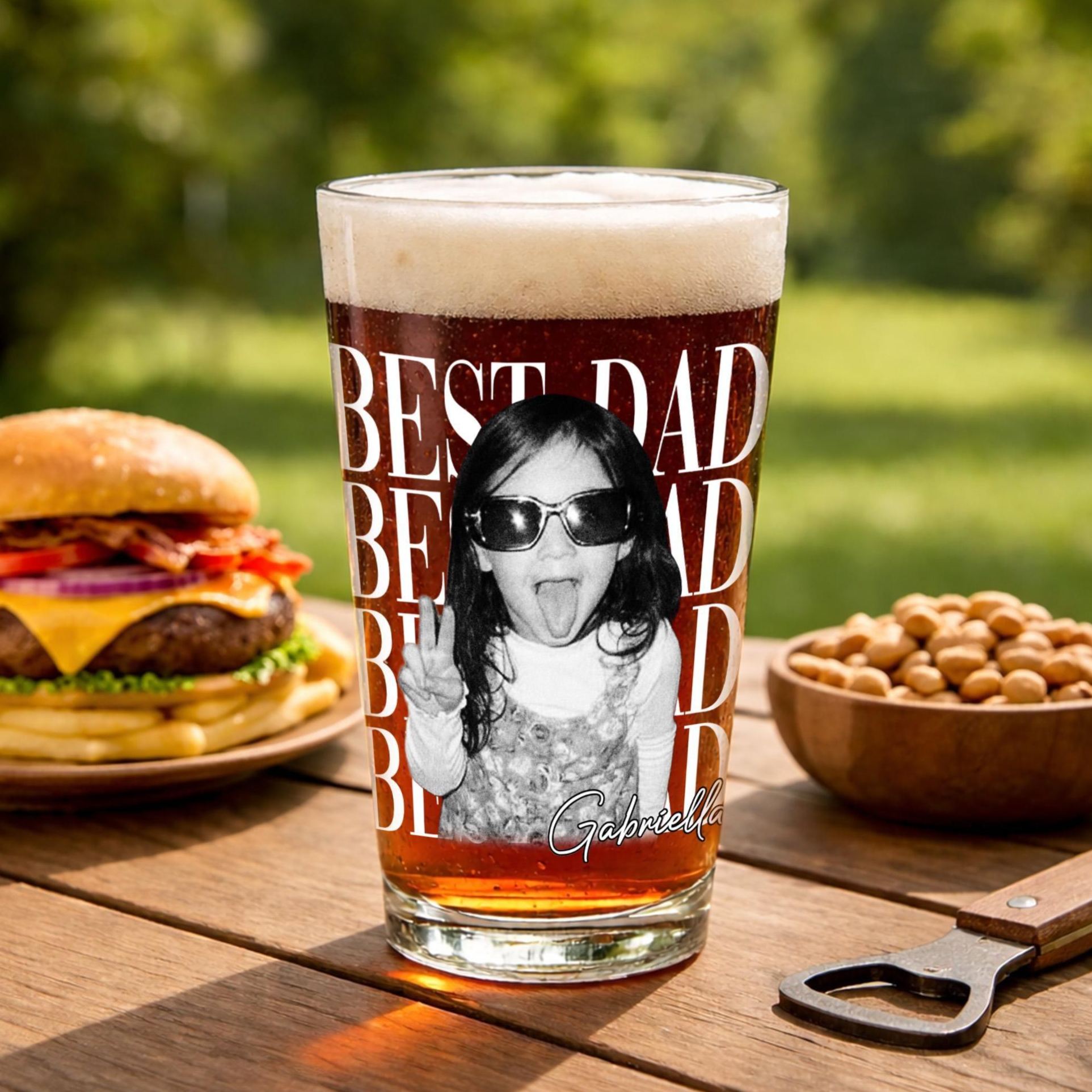 Verre à Bière Personnalisé Avec Photo Papa, Cadeau De Fête Des Pères Pour Papa, Cadeaux Drôles De Papa Avec Photo D’enfants, Meilleur Cadeau De Papa De Tous Les Temps, Cadeaux De Papa, Cadeau Pour Mari
