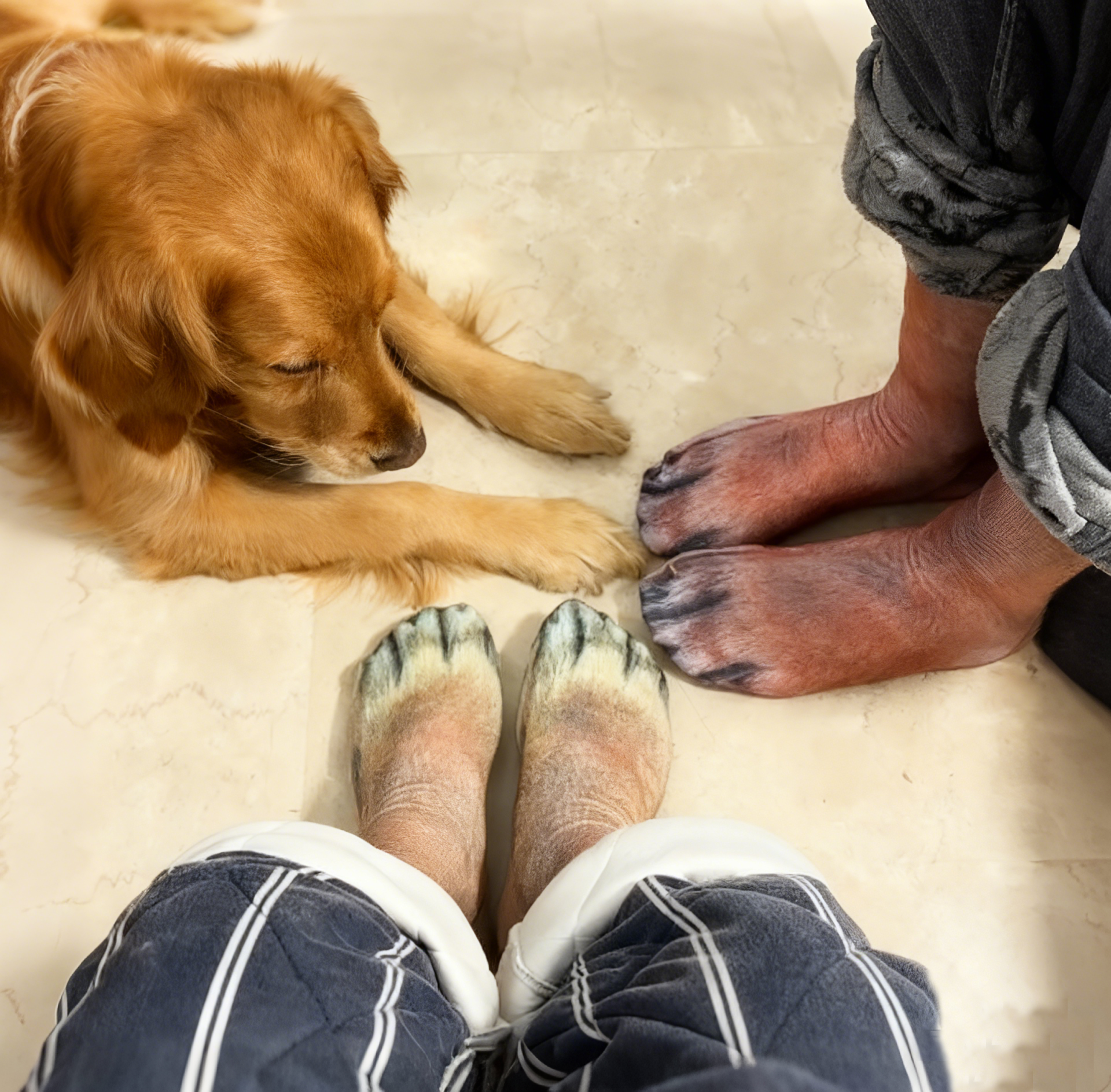 Chaussettes Réalistes À Motifs De Pattes D'animaux – Chaussettes Fantaisie Amusantes Avec Effet Griffes De Chat Et De Chien, Cadeau De Noël Original Pour Les Enfants Amoureux Des Animaux