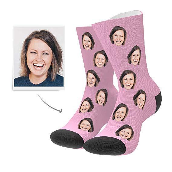 Online-Vorschau Personalisierte Gesicht Socken -3D Visualisierung Socken Mehrere Gesichter