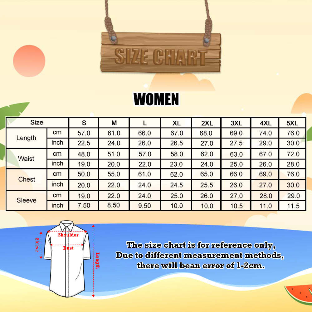 Benutzerdefinierte Alter Und Name Frauen Gesicht Hawaii-shirt Geburtstag Hawaii-shirt Rote Blume Und Palme Shirt - MyFaceSocksDE