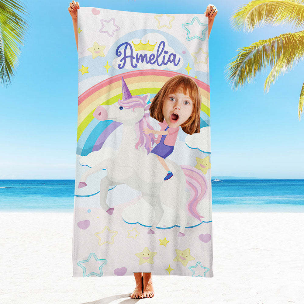 Personalisiertes Gesicht Strandtuch, Personalisiertes Sexy Meerjungfrau Strandtuch, Lustiges Geschenk Für Ihn - MyFaceSocksDE