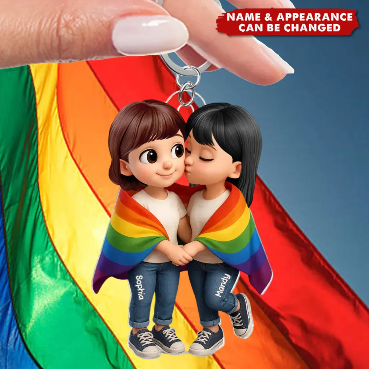 Personalisierter Acryl-autohänger – Weihnachtsgeschenk Für Besondere Momente – Individuelles Namensgeschenk Für Freund/freundin, Familie Und Liebende - MyFaceSocksDE