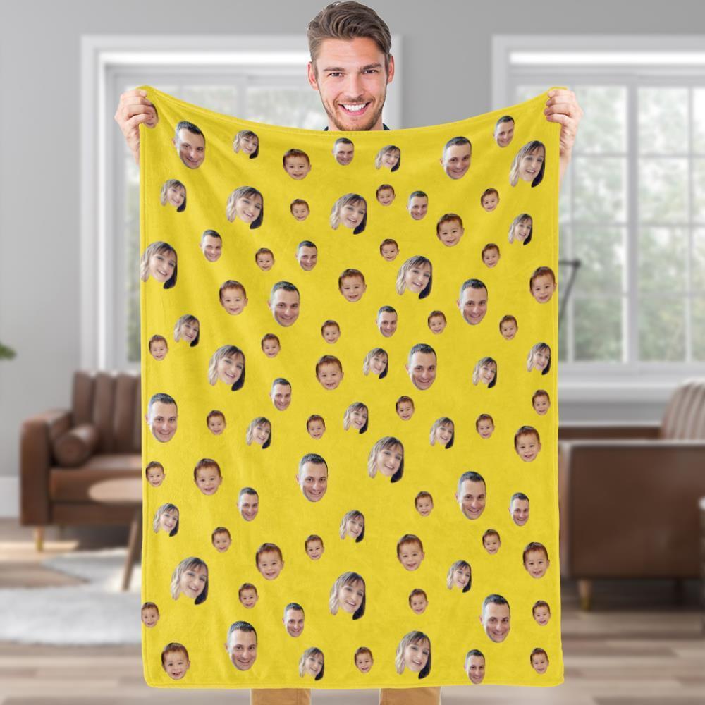 Custom Blankets Personalized Fleece Blanket Gifts For Family Your Face
