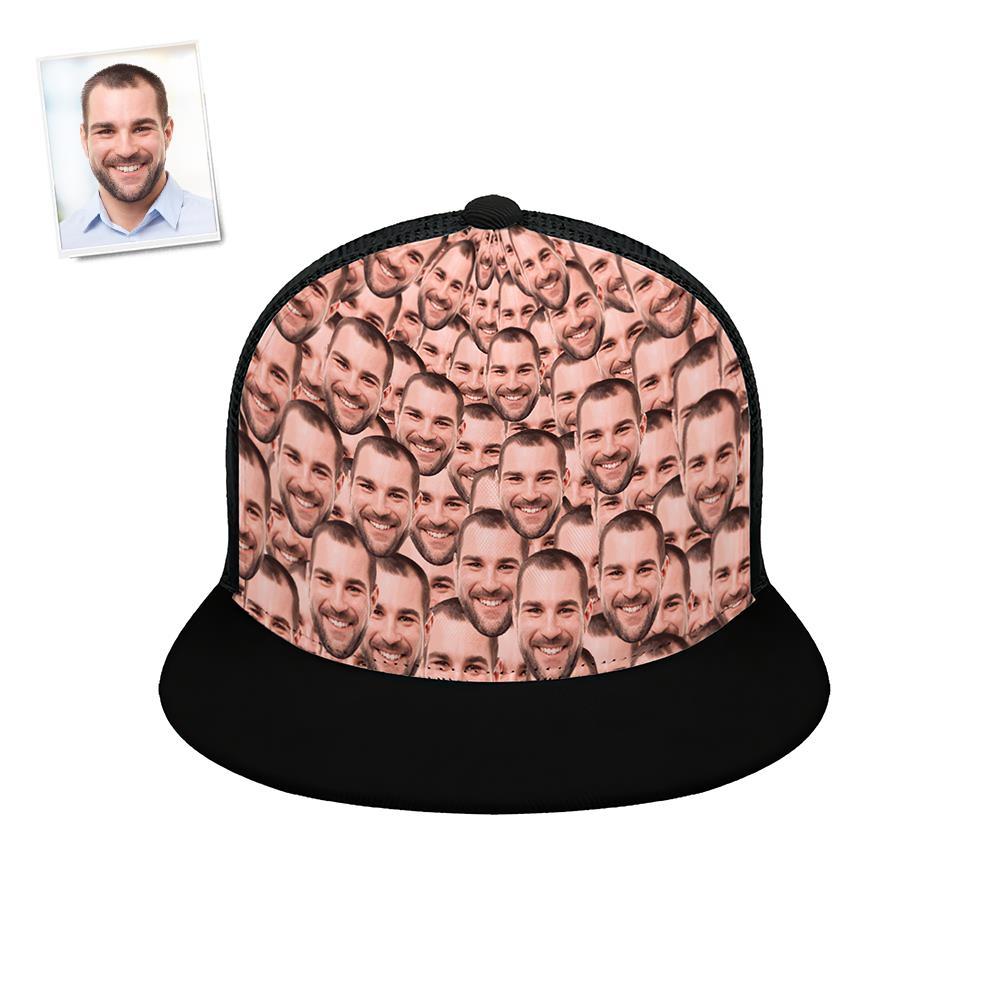 Benutzerdefinierte Kappe Personalisierte Mash Face Baseball Caps Erwachsene Unisex Bedruckte Modekappen Geschenk - GesichtSocken