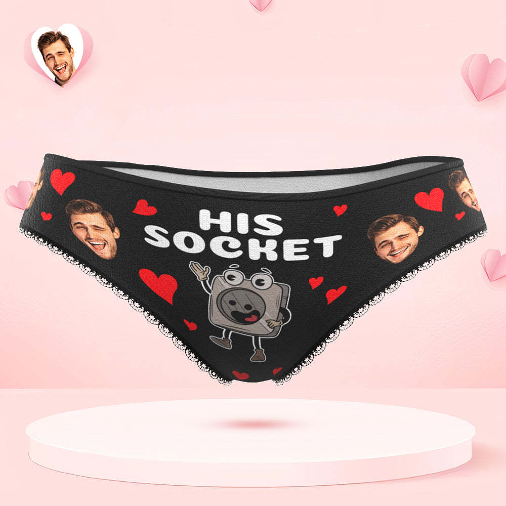 Personalisierte Gesichts-paar-unterwäsche, Personalisierte Boxershorts Und Höschen, Valentinstagsgeschenke - GesichtSocken