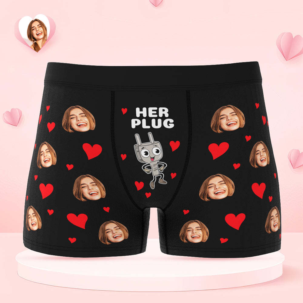 Personalisierte Gesichts-paar-unterwäsche, Personalisierte Boxershorts Und Höschen, Valentinstagsgeschenke - GesichtSocken