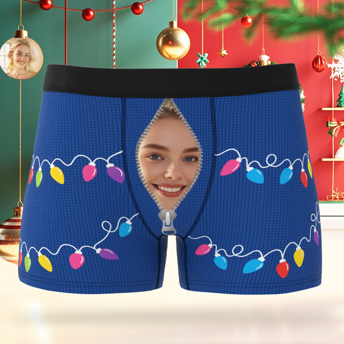 Personalisierte Boxershorts Mit Foto – Das Perfekte Geschenk Für Weihnachten, Valentinstag Oder Andere Anlässe. - MyFaceSocksDE