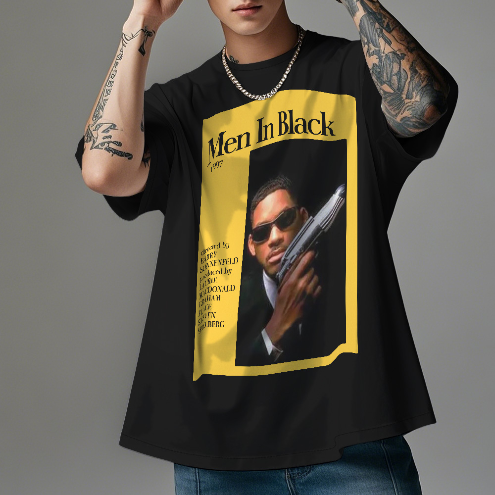 Benutzerdefinierte Foto Vintage T-shirt Männer In Schwarz Personalisierte Gesicht Shirt