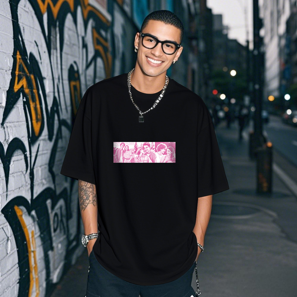 Personalisiertes T-shirt Mit Paarfoto, Vintage-geschenkidee Für Paare Zum Jahrestag Oder Valentinstag - MyFaceSocksDE