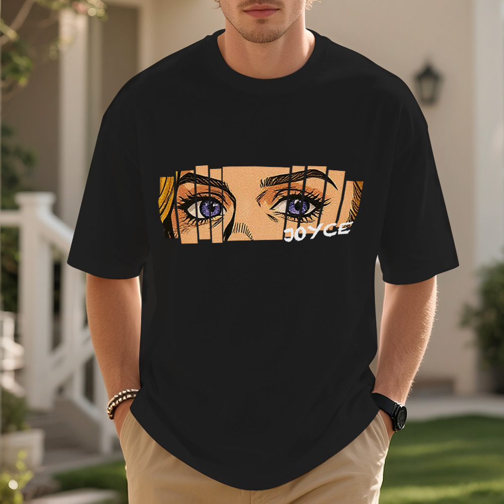 Benutzerdefiniertes Retro-Comic-Eyes-Shirt, Personalisiertes Namensgrafik-T-Shirt, ästhetisches Einzigartiges Eye-Art-T-Shirt, Anpassbare Streetwear Für Frauen Und Männer