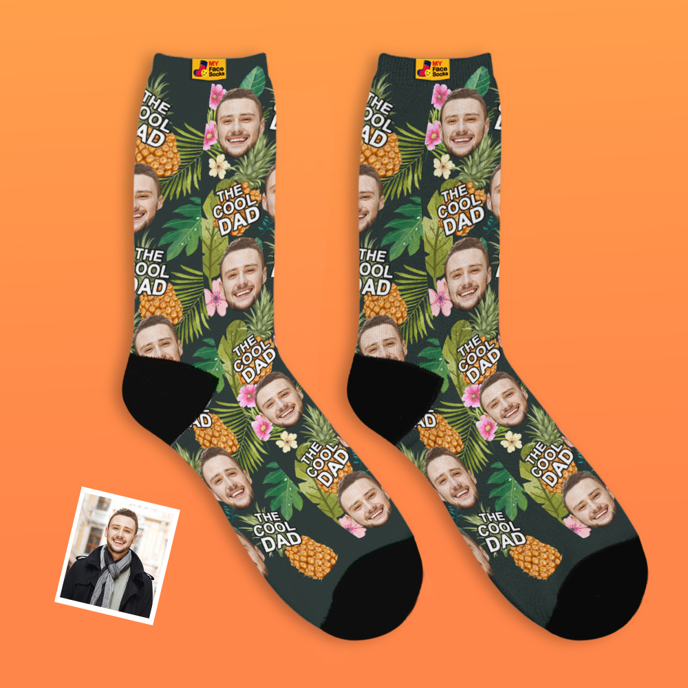 Benutzerdefinierte Gesichtssocken, Personalisierte Vatertagsgeschenke - MyFaceSocksDE