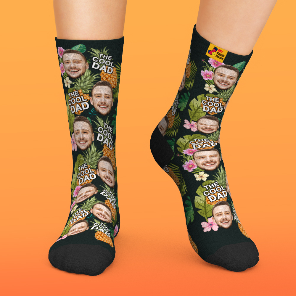 Benutzerdefinierte Gesichtssocken, Personalisierte Vatertagsgeschenke - MyFaceSocksDE