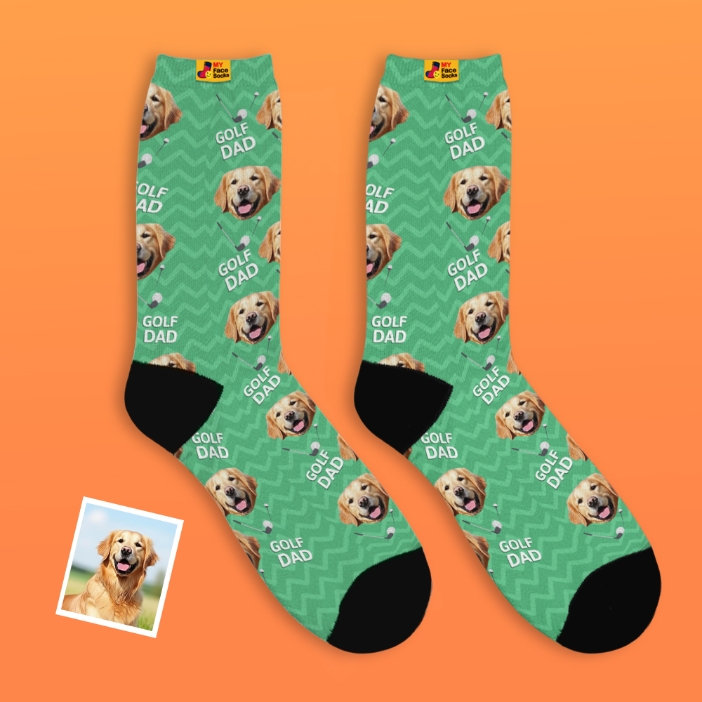 Benutzerdefinierte Gesichtssocken, Personalisierte Vatertagsgeschenke - MyFaceSocksDE