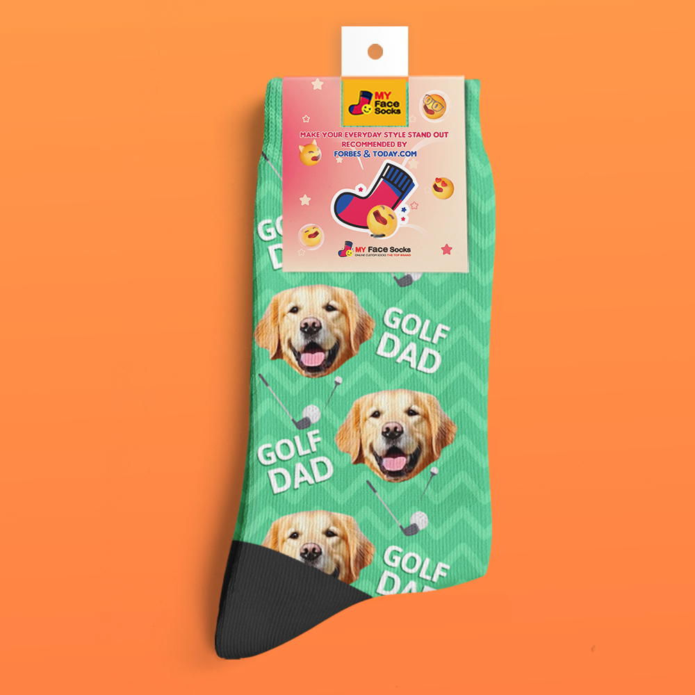 Benutzerdefinierte Gesichtssocken, Personalisierte Vatertagsgeschenke - MyFaceSocksDE