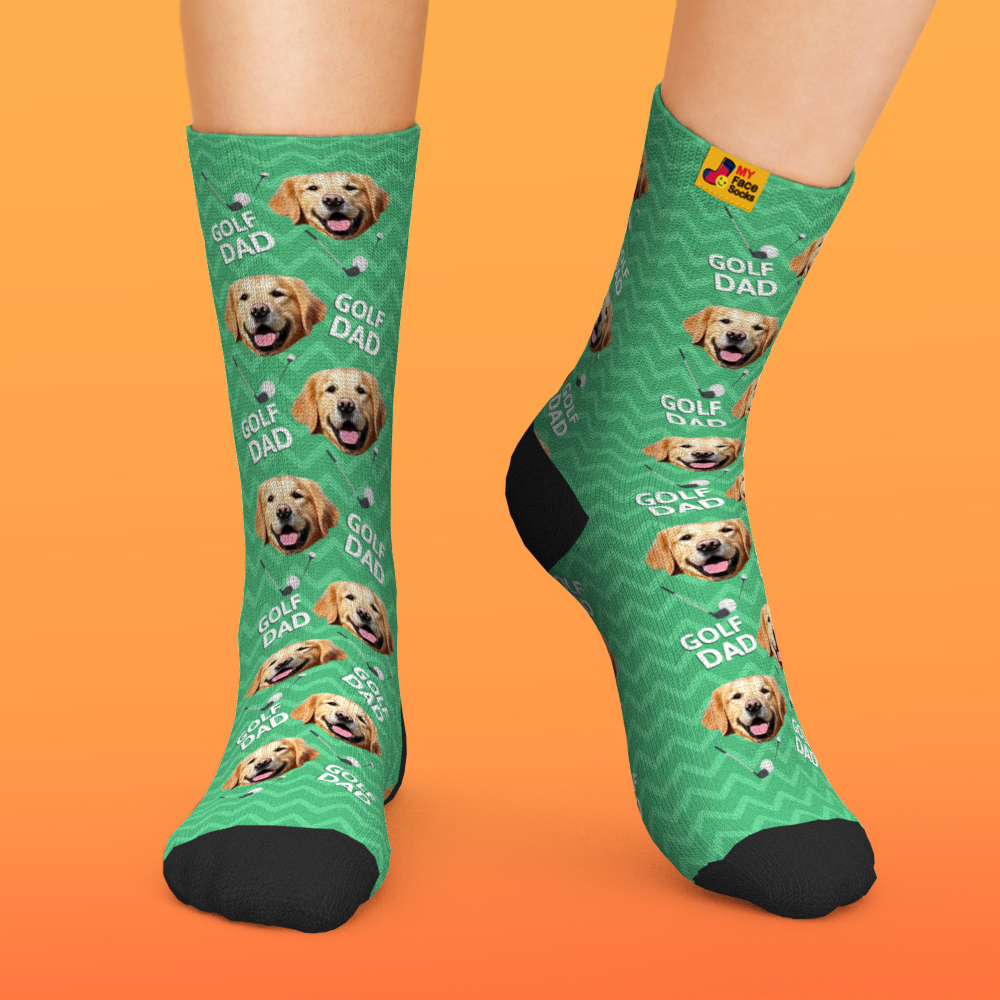Benutzerdefinierte Gesichtssocken, Personalisierte Vatertagsgeschenke - MyFaceSocksDE