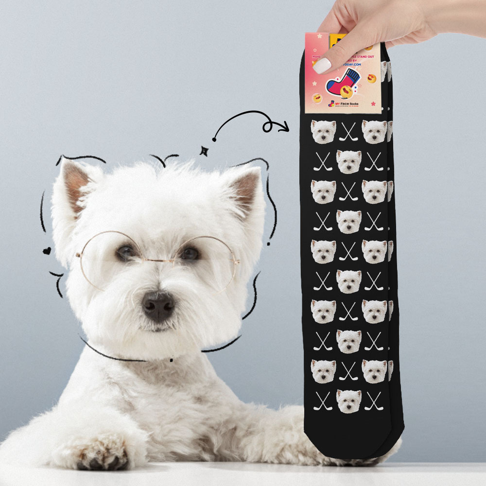 Benutzerdefinierte Vollgesichtssocken Golfschläger-socken, Personalisiertes Foto, Individuelles Design, Beste Geschenkidee - MyFaceSocksDE