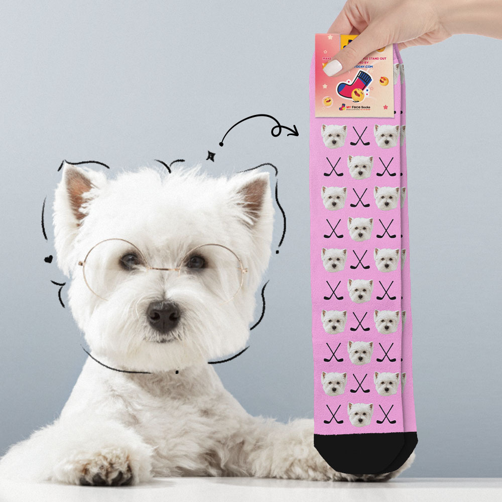 Benutzerdefinierte Vollgesichtssocken Golfschläger-socken, Personalisiertes Foto, Individuelles Design, Beste Geschenkidee - MyFaceSocksDE
