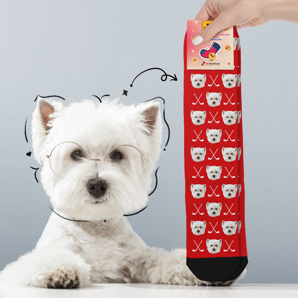 Benutzerdefinierte Vollgesichtssocken Golfschläger-socken, Personalisiertes Foto, Individuelles Design, Beste Geschenkidee - MyFaceSocksDE