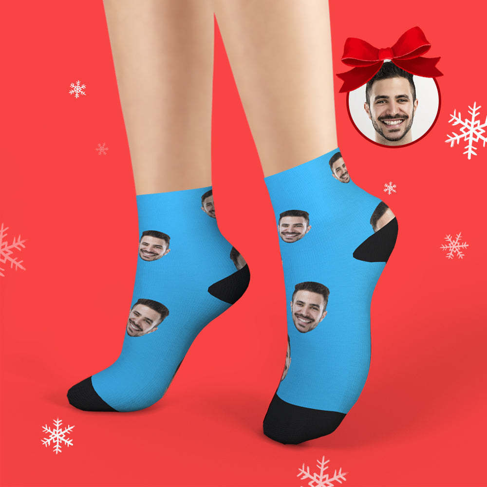 Benutzerdefinierte Kurze Gesichtssocken Benutzerdefinierte Kurze Socken Sommergeschenke - GesichtSocken