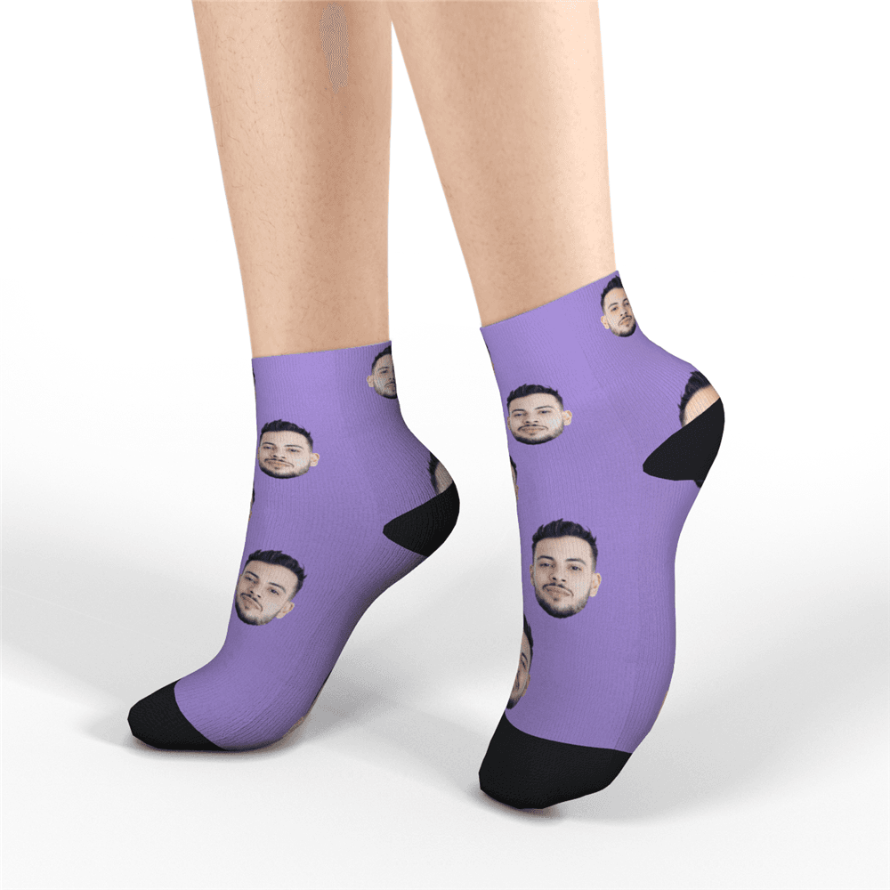 Benutzerdefinierte Kurze Gesichtssocken Benutzerdefinierte Kurze Socken Sommergeschenke - GesichtSocken