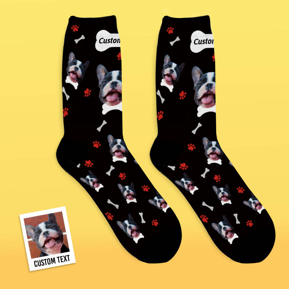 Benutzerdefinierte Gesichtssocken Atmungsaktive Foto-socken Liebes-haustier-socken - GesichtSocken