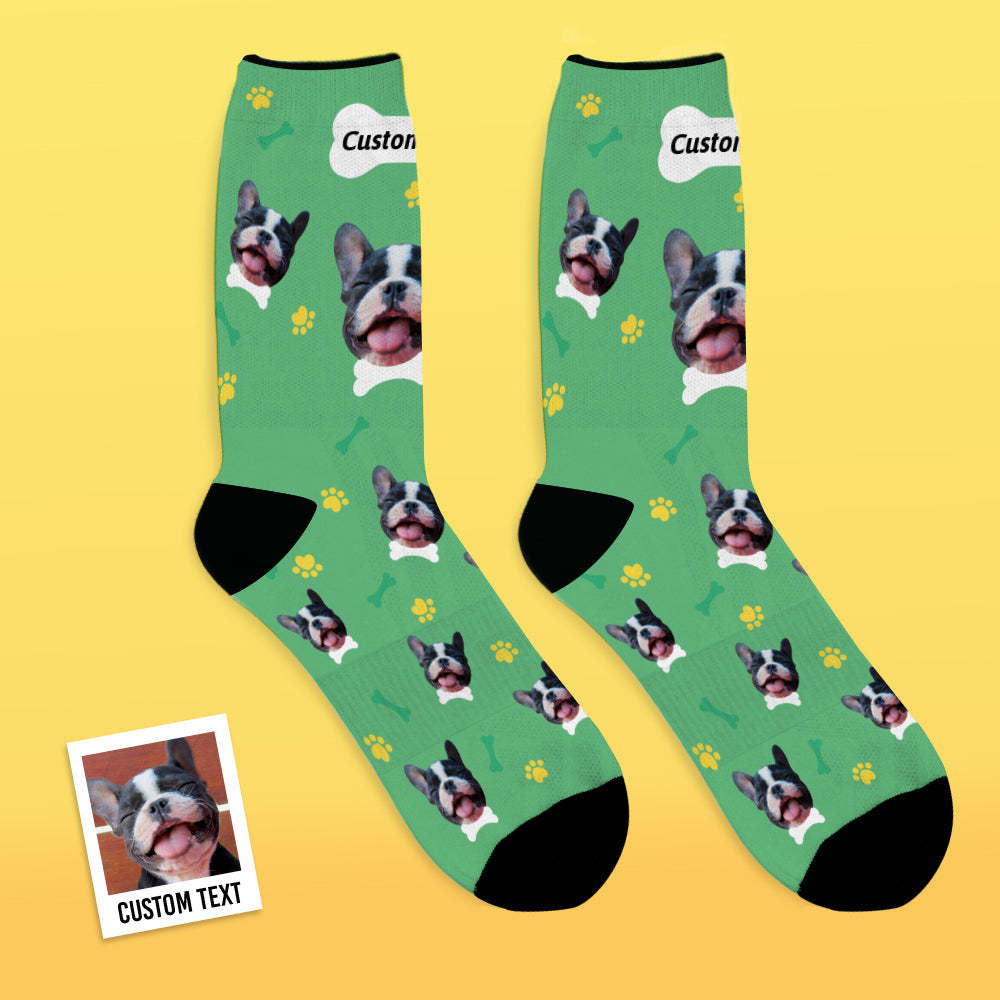 Benutzerdefinierte Gesichtssocken Atmungsaktive Foto-socken Liebes-haustier-socken - GesichtSocken