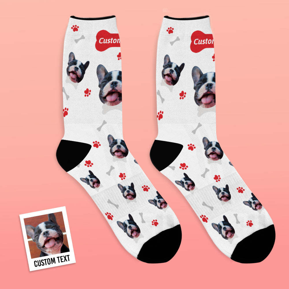 Benutzerdefinierte Gesichtssocken Atmungsaktive Foto-socken Liebes-haustier-socken - GesichtSocken