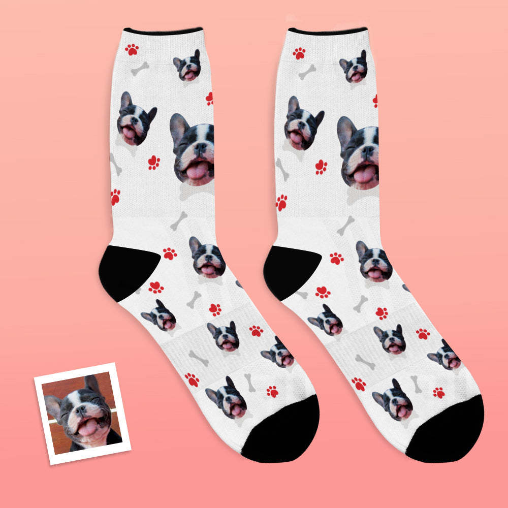 Benutzerdefinierte Gesichtssocken Atmungsaktive Foto-socken Liebes-haustier-socken - GesichtSocken