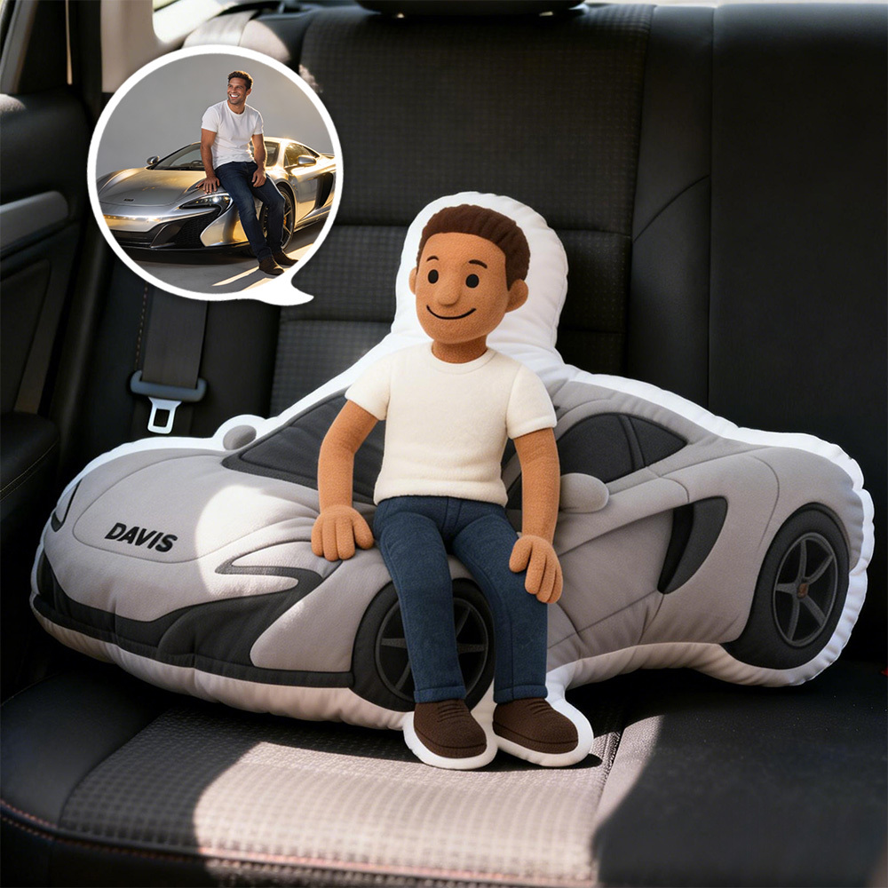 Personalisiertes Fotokissen Mit Automotiv, Minime-kissen Für Die Beste Freundin, Minime-puppe Im Anime-stil, Valentinstagsgeschenk - MyFaceSocksDE