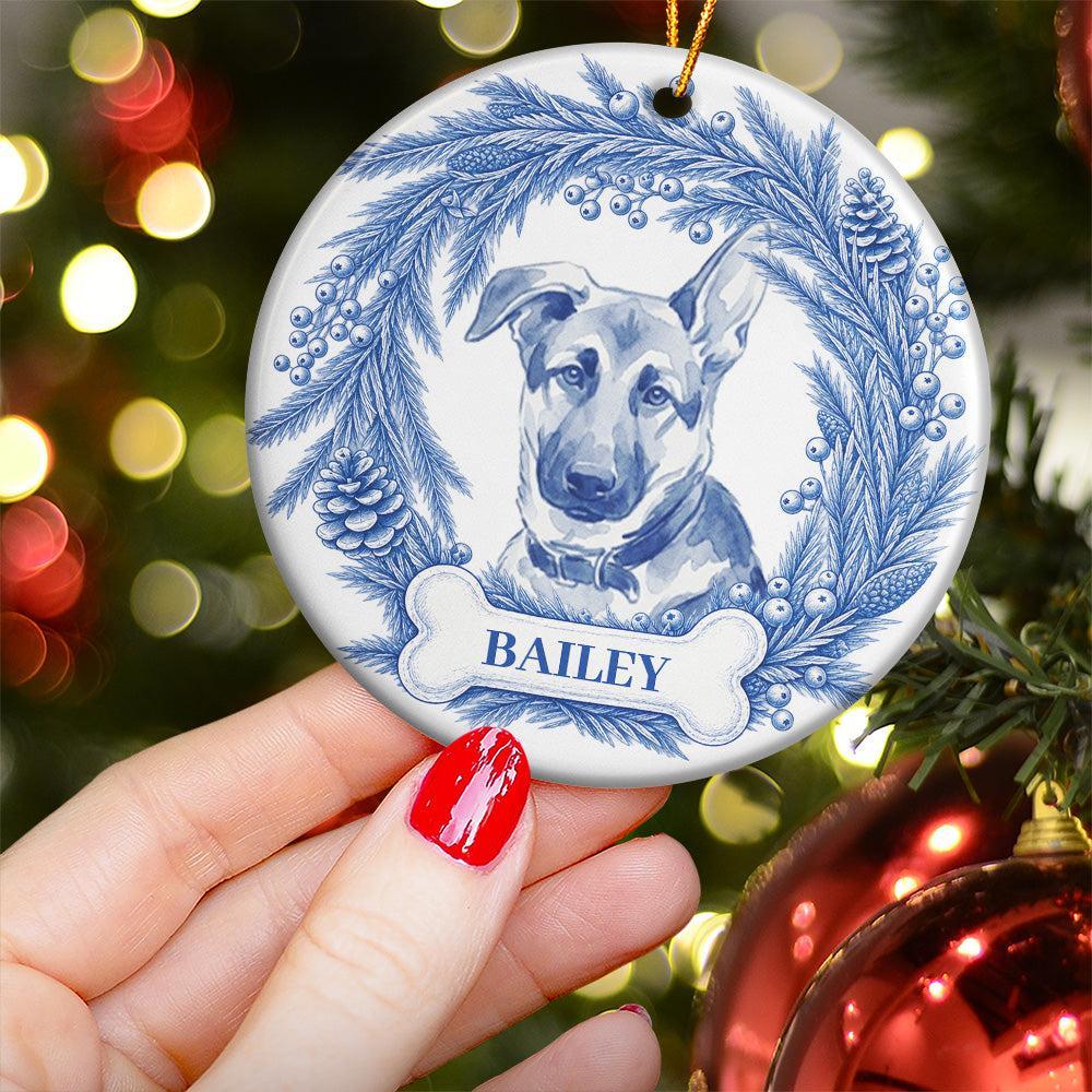 Personalisierter Weihnachtsbaumschmuck Für Haustiere – Individuell Gestaltetes Erinnerungsgeschenk Für Hund Oder Katze Mit Namen Für Die Weihnachtsbaumdekoration - MyFaceSocksDE