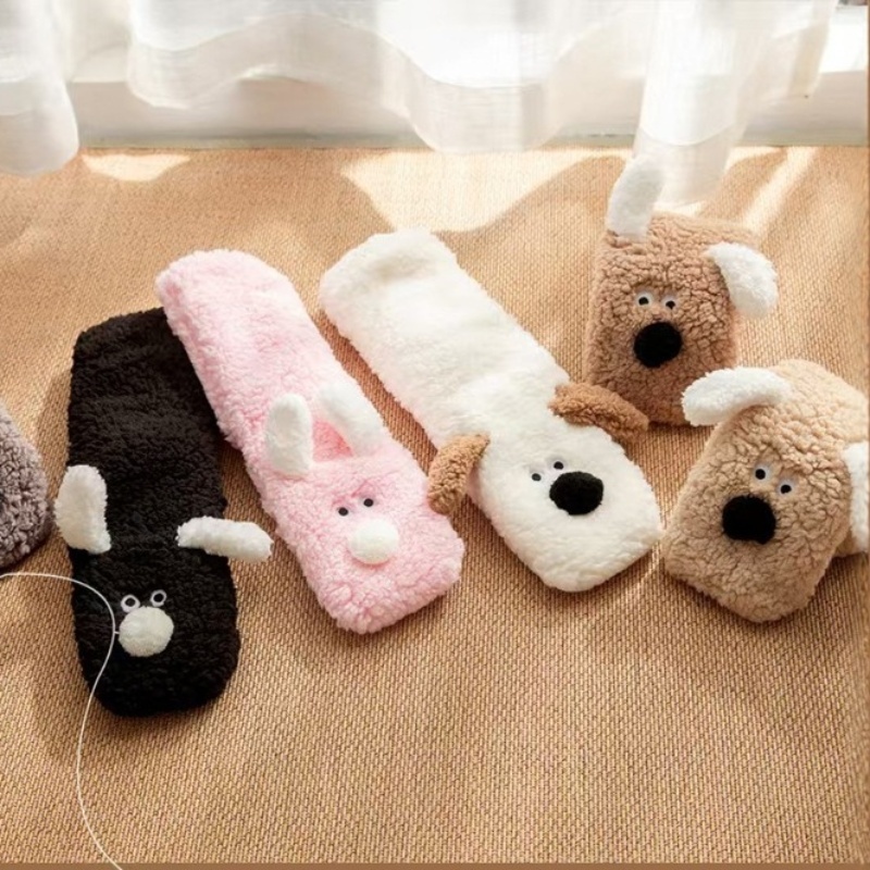 Winter-hausschuhsocken Für Damen Und Herren – Dicke, Warme Bodensocken, Gemütliche Schlafsocken, Rutschfeste Teppichsocken, Schneesocken Für Die Lounge Zu Hause - MyFaceSocksDE
