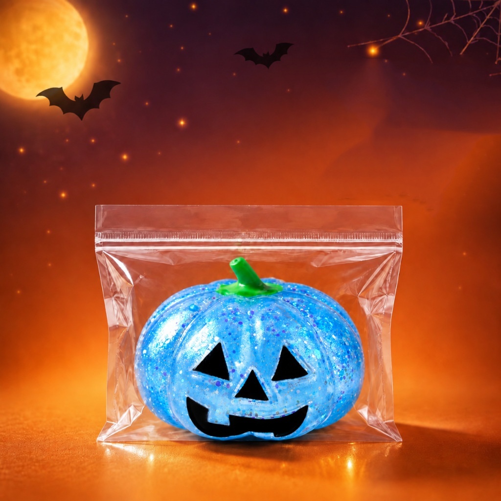 Halloween-Squishy-Kürbiskopf-Spielzeug, TPR-Stressabbau-Squeeze-Spielzeug Für Kinder Und Erwachsene - MyFaceSocksDE