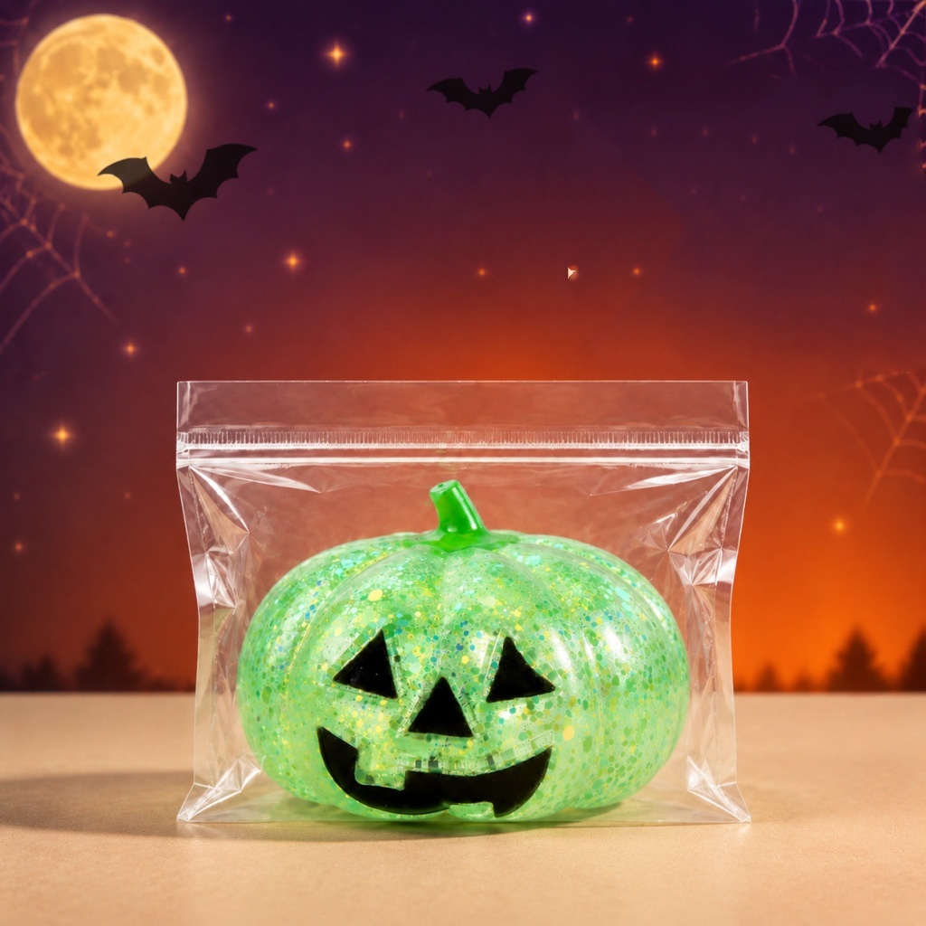 Halloween-Squishy-Kürbiskopf-Spielzeug, TPR-Stressabbau-Squeeze-Spielzeug Für Kinder Und Erwachsene - MyFaceSocksDE