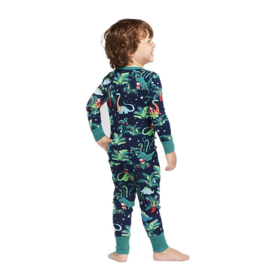 Passende Familien-pyjama-sets Weihnachtsfest-party-nachtwäsche – Weihnachtsmann - GesichtSocken