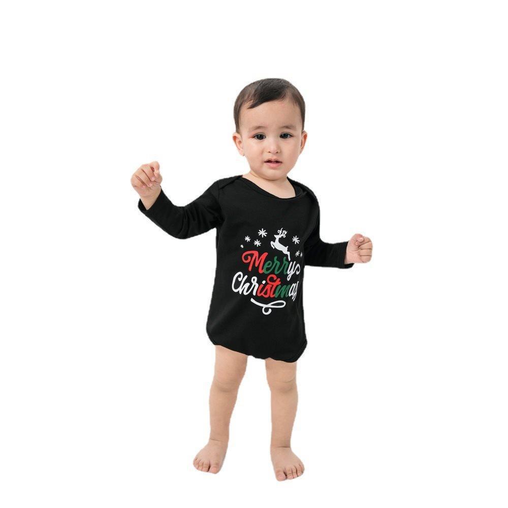 Passende Familien-pyjama-sets Weihnachtsfest-party-nachtwäsche – Weihnachtselch - GesichtSocken