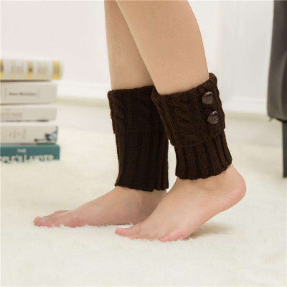 Winter Damen Twist Kniestrümpfe Pile Pile Socken -