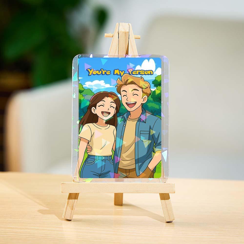 Benutzerdefinierte Abenteuer-stil-karte Benutzerdefinierte Karte Geschenk Für Die Familie Verwandeln Sie Ihr Foto In Ein Einzigartiges Sammlerstück - MyFaceSocksDE