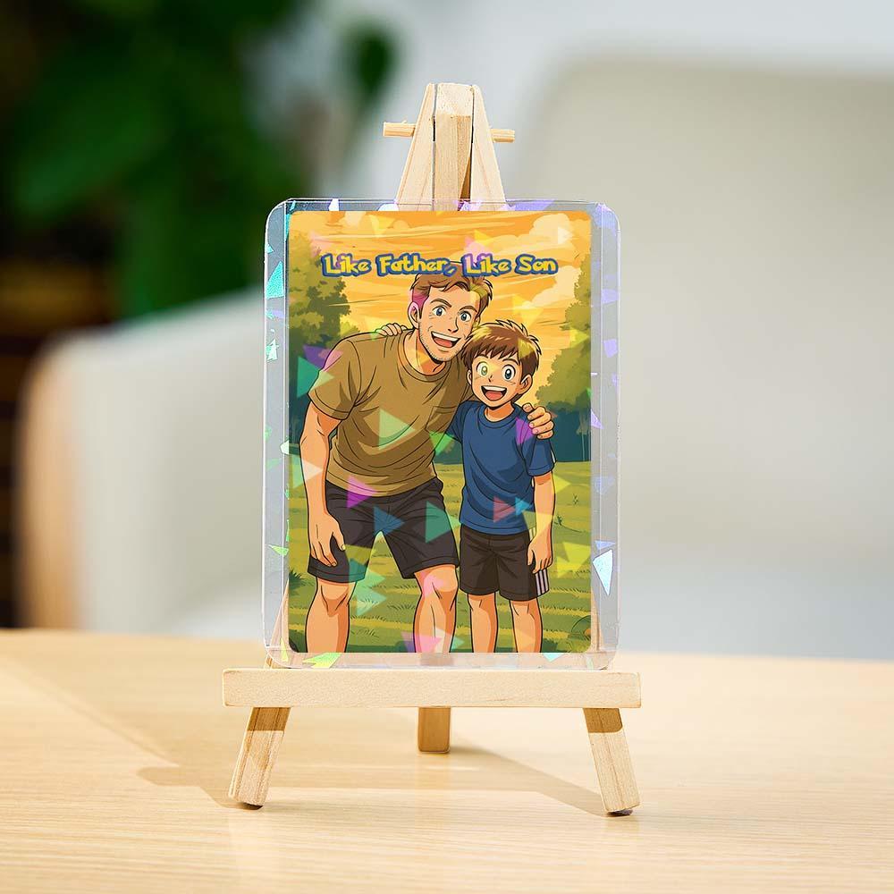 Individuelles Kartengeschenk Im Abenteuerstil Für Die Familie. Verwandeln Sie Ihr Foto In Ein Einzigartiges Sammlerstück. - MyFaceSocksDE
