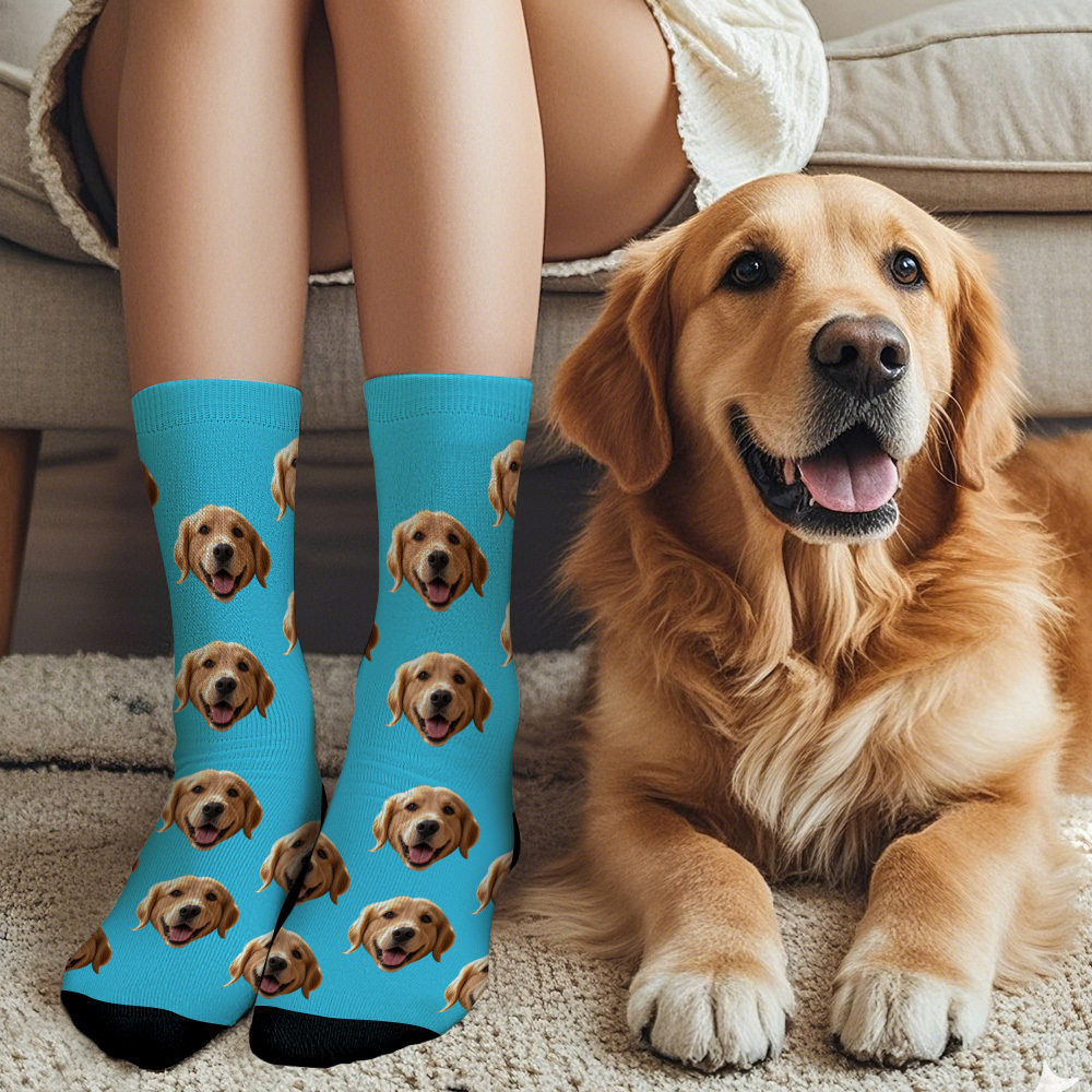 Personalisierte Gesichtssocken Mit Fotos, Benutzerdefinierte Wassermelonen-socken Für Paare, Lustige Geschenkidee - MyFaceSocksDE