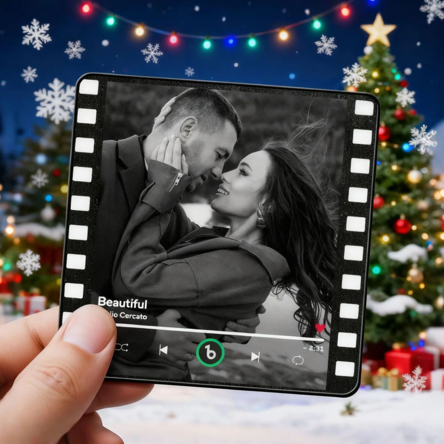 Benutzerdefinierte Musik-kühlschrankmagnete, Benutzerdefinierter Musik-kühlschrankmagnet, Bunter Rahmen, Album-kühlschrankmagnet, Kann Lieder Abspielen, Geschenk Für Liebhaber