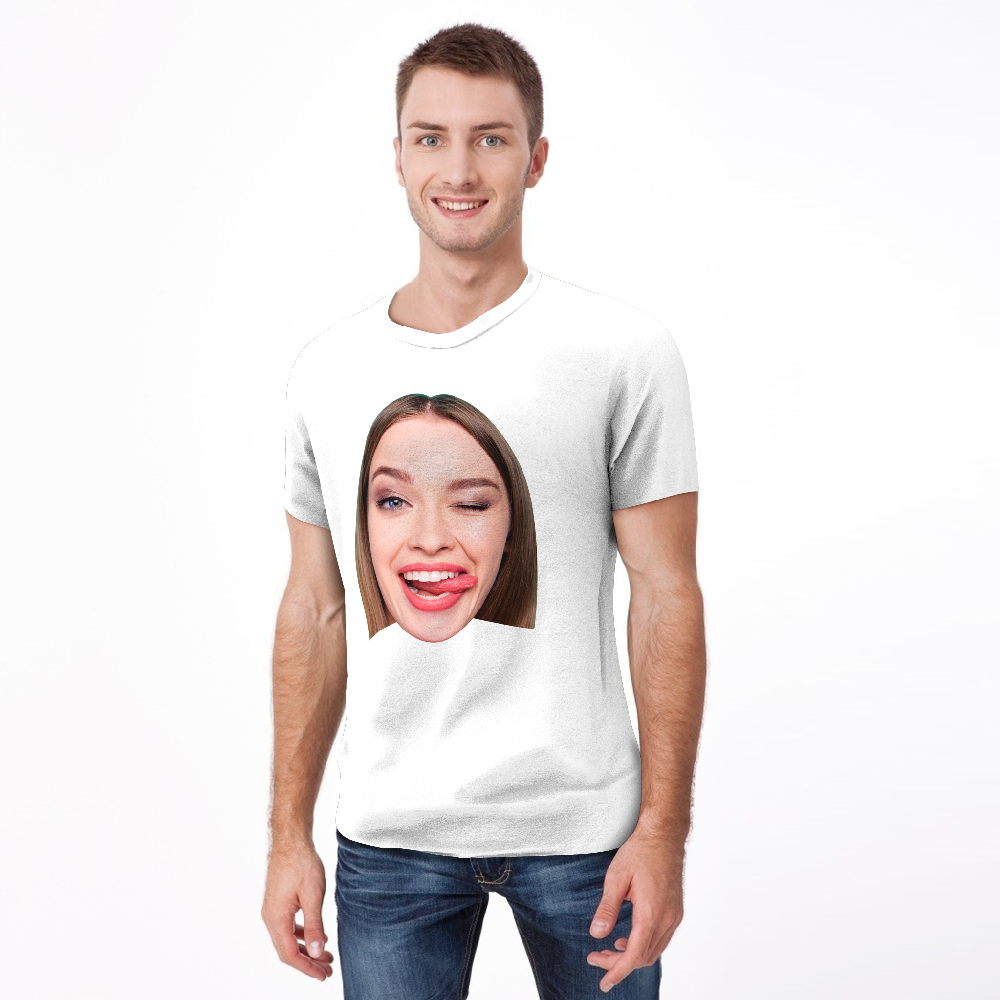 Custom Face Funny T-shirt - facesockseur